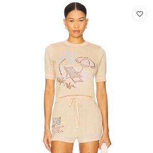 Selah Knit matching Set in Beige Multi